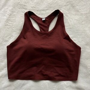 Uniqlo Airsim: Maroon Racerback Athletic Top